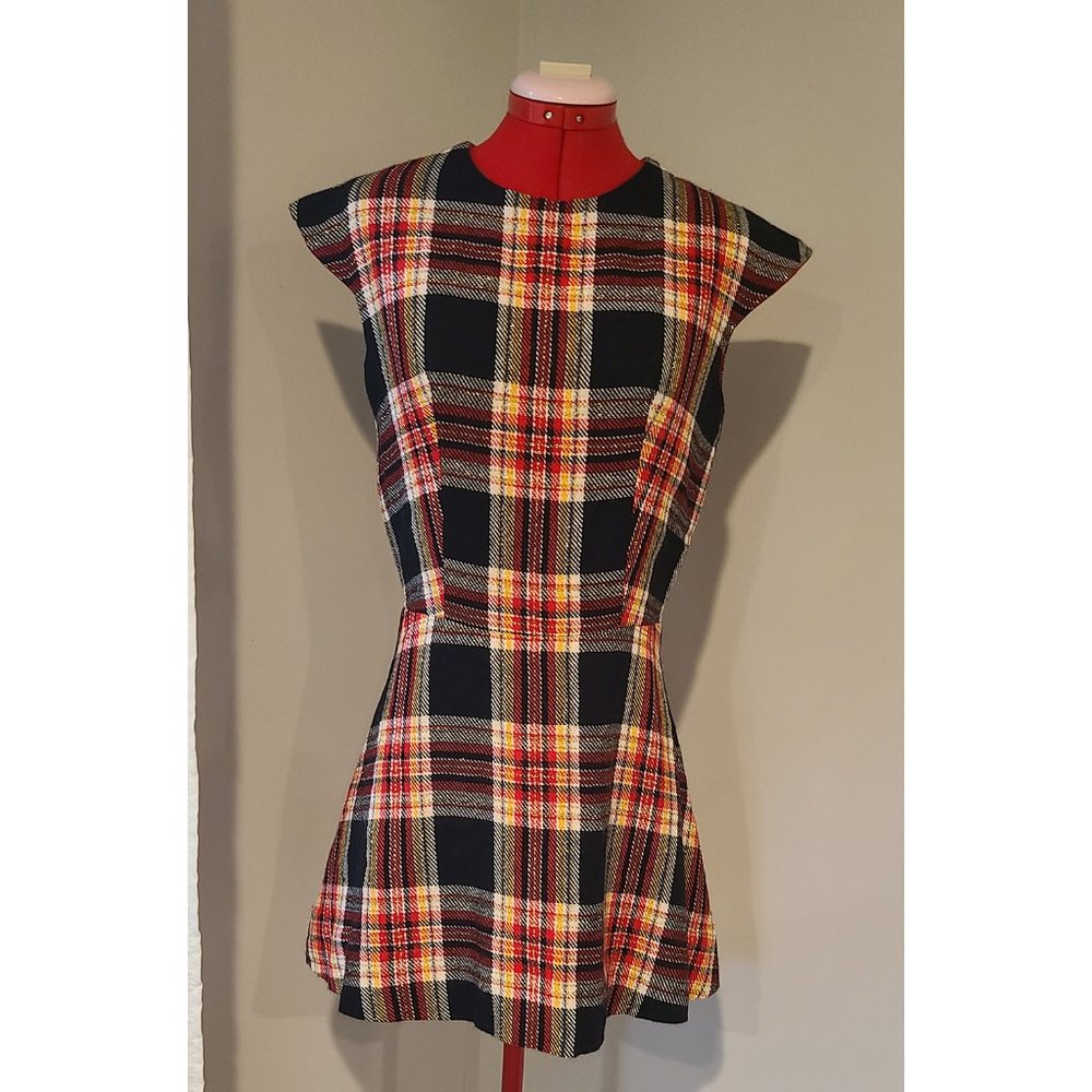 Plaid Short dress
